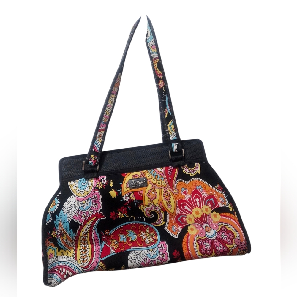 Colorful Paisley  Beach By  CLC Neoprene Shoulder Bag